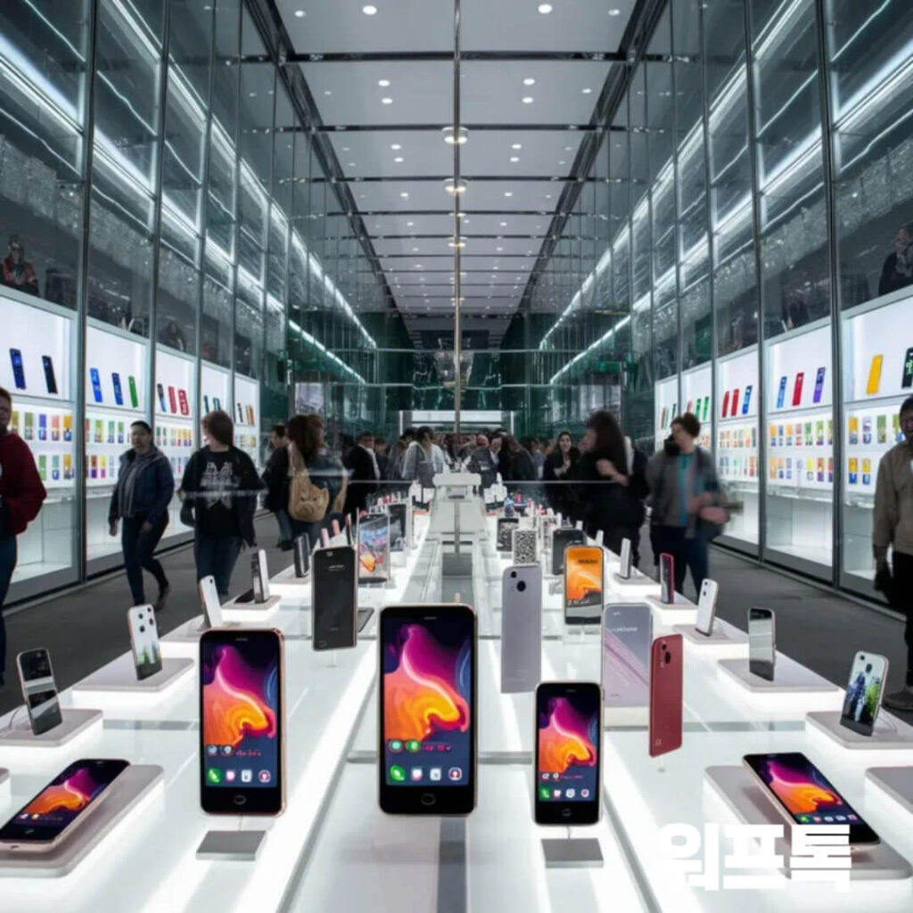 단통법 폐지와 관련된 휴대폰 매장