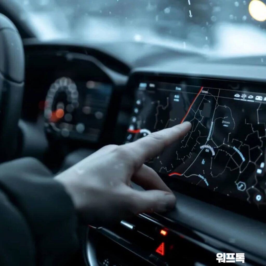 운전 중 휴대폰 및 내비게이션 조작