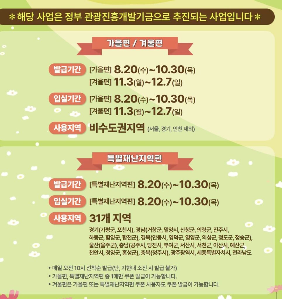 숙박세일페스타 쿠폰 받는 법