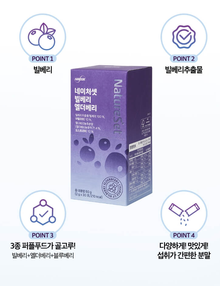 한독 네이처셋 빌베리 엘더베리