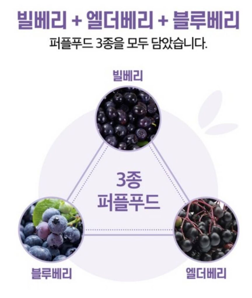 한독 네이처셋 빌베리 엘더베리