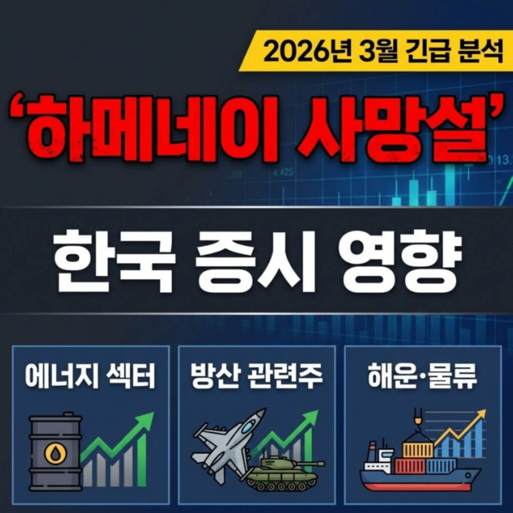 하메네이 사망 한국 증시 영향