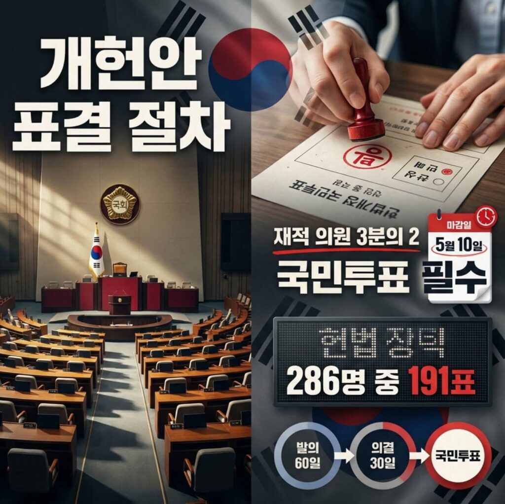 개헌안 내용 발의 표결